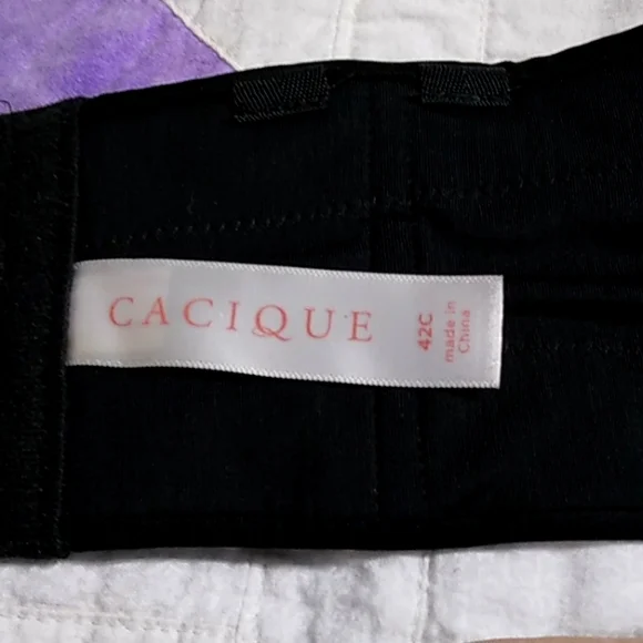 2 NEW NEVER BEEN WORN LANE BRYANT CACIQUE STRAPLESS BRAS SIZE 42C - Picture 8 of 11